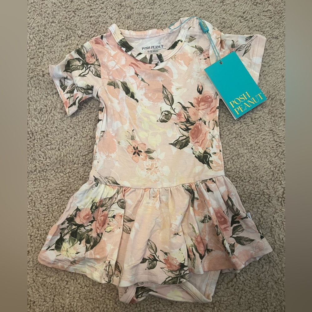 Posh peanut dress onsie
